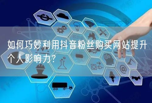 如何巧妙利用抖音粉丝购买网站提升个人影响力？