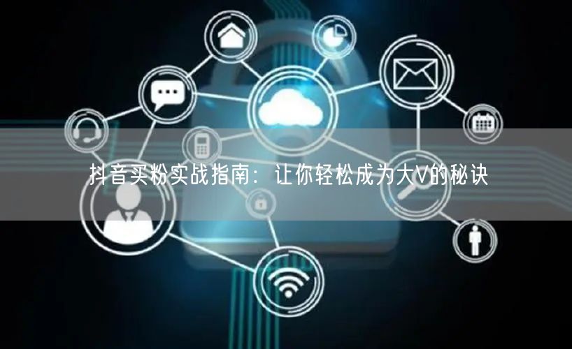 抖音买粉实战指南：让你轻松成为大V的秘诀